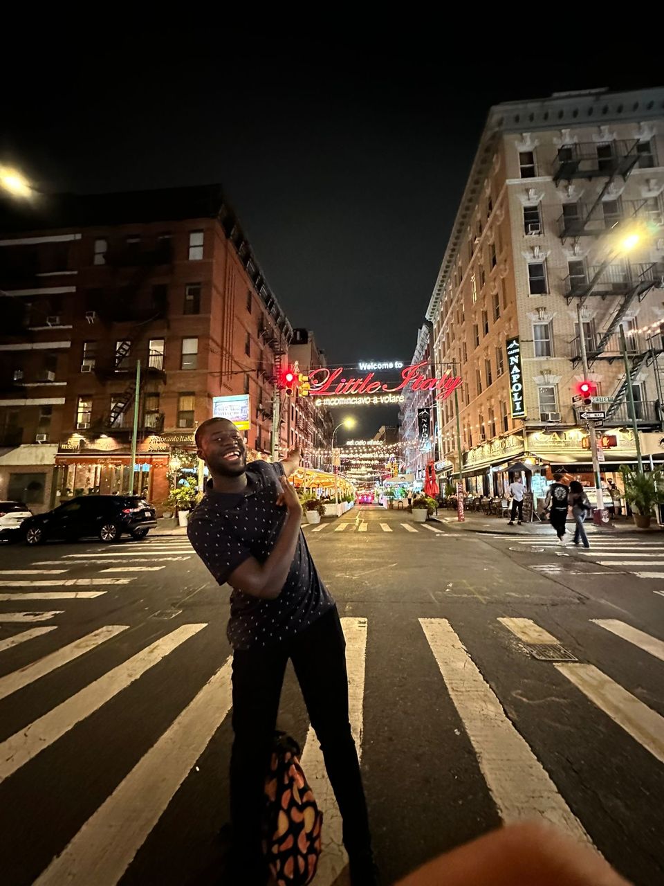 International students on campus